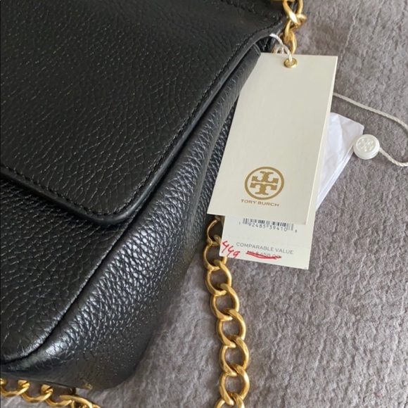 ๐นTory Burch Burch Britten Flap Leather Shoulder Bag ๐นNWT - Picture 11 of 11